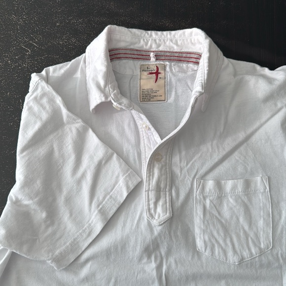 Relwen Men’s Large Jersey Solid White Polo - Picture 3 of 4